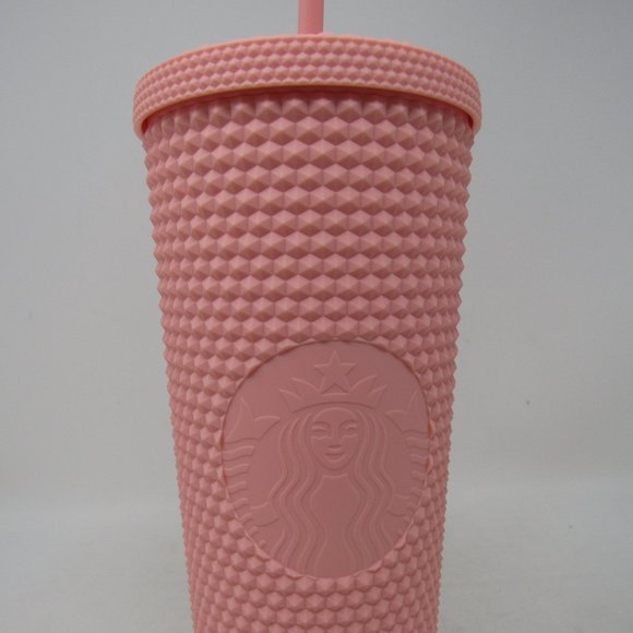 Spring 2020 Starbucks Matte Pink Studded Tumbler - Picture 2 of 8